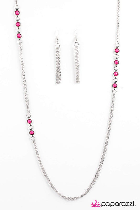 Color Vision - Pink Necklace