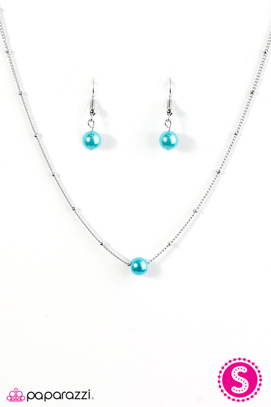 Poshly Prim - Blue Necklace