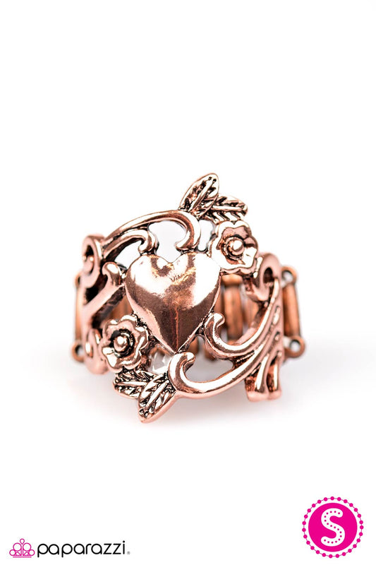 Never Too Old For Fairytales - Copper Paparazzi Ring