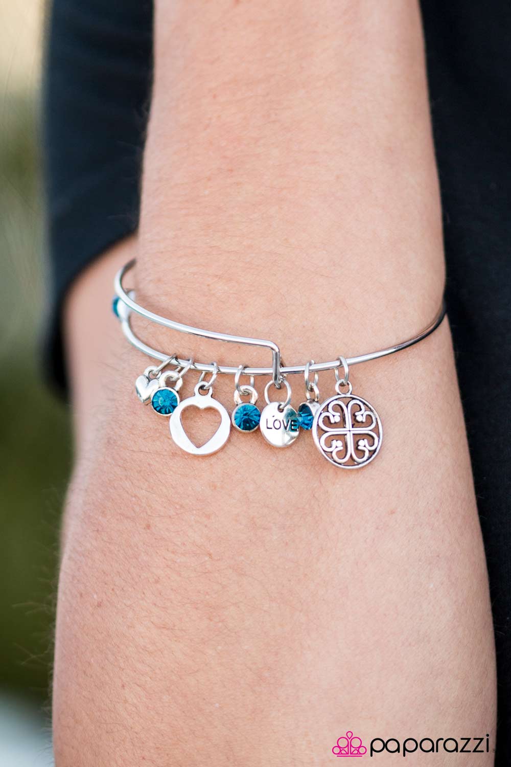 Love To Bits - Blue Paparazzi Bracelet