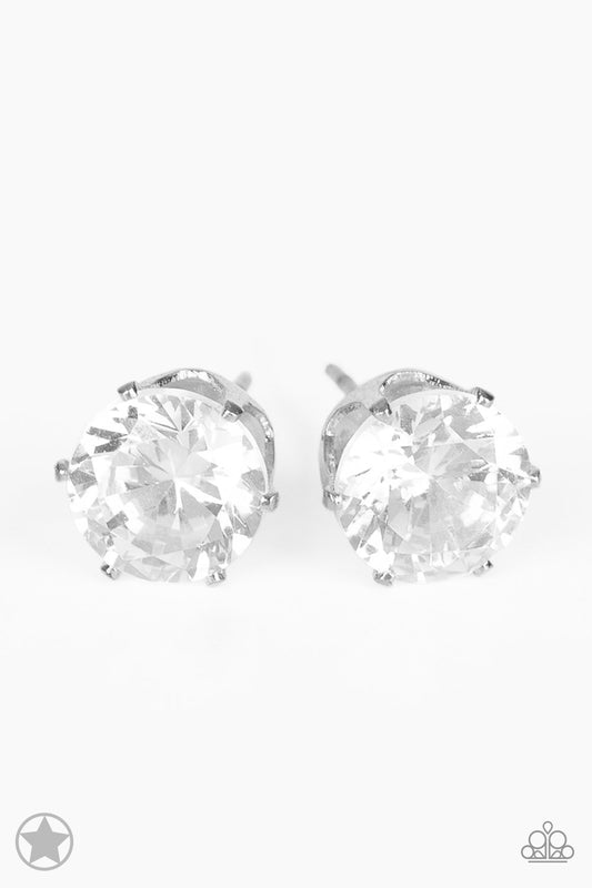 Just In TIMELESS - White Paparazzi Earring