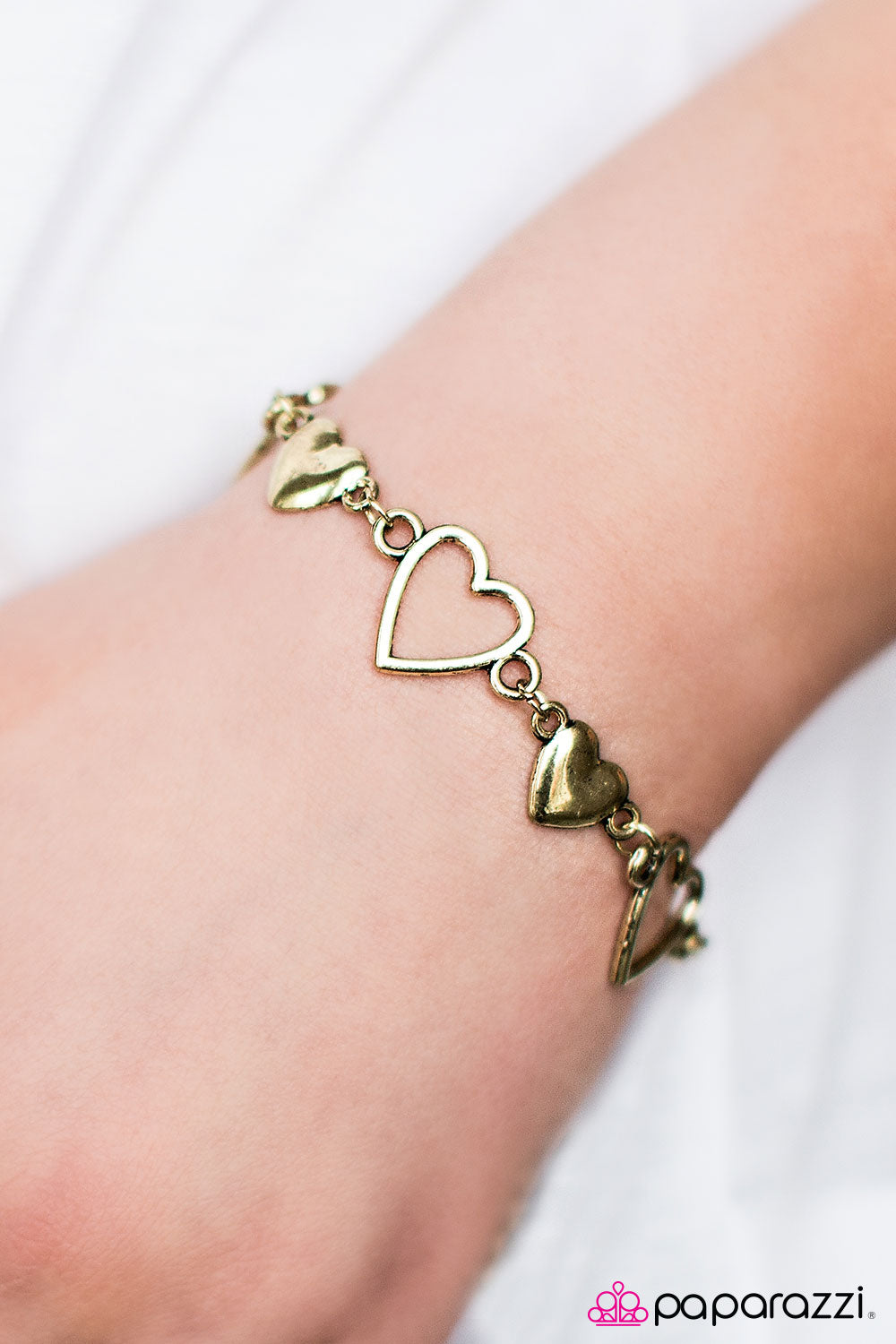 HEART To Handle - Brass Bracelet