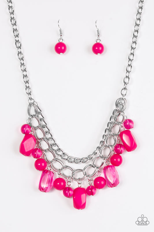 Brazilian Bay - Pink Necklace