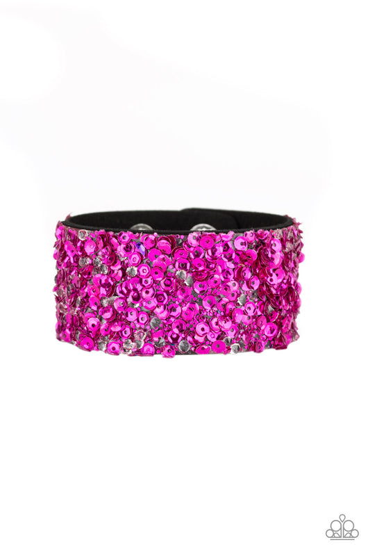 Starry Sequins - Pink Bracelet