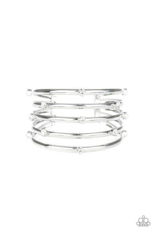 Sugarlicious Sparkle - White Paparazzi Bracelet