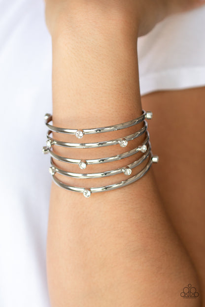 Sugarlicious Sparkle - White Paparazzi Bracelet