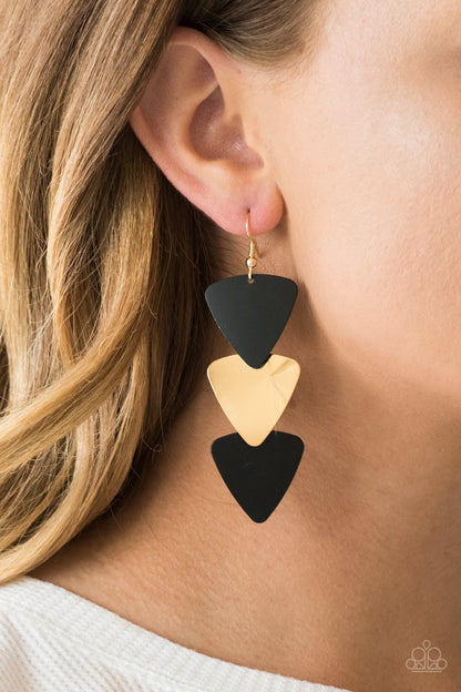 Terra Trek - Black Earring
