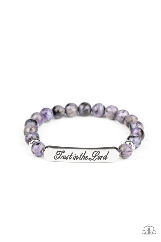 Keep The Trust - Purple Bracelet