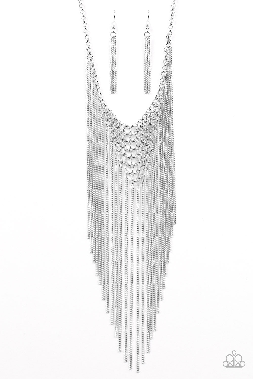 Metro Majesty - Silver Necklace