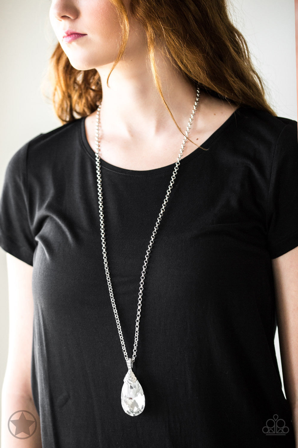 Spellbinding Sparkle - White Necklace