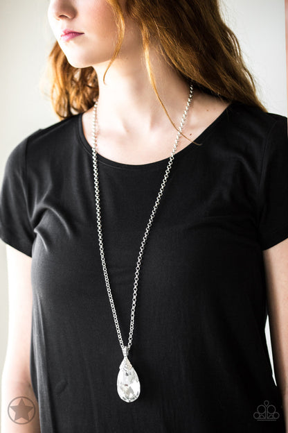 Spellbinding Sparkle - White Necklace