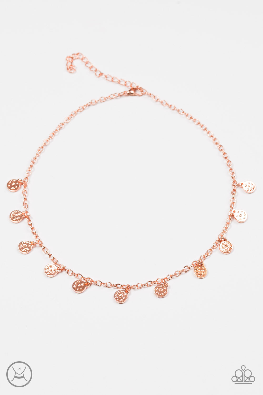 The Fringe Zone - Copper Choker Necklace