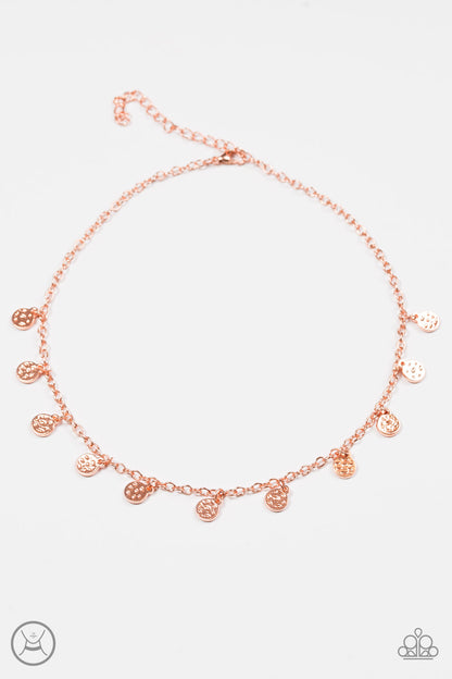 The Fringe Zone - Copper Choker Necklace