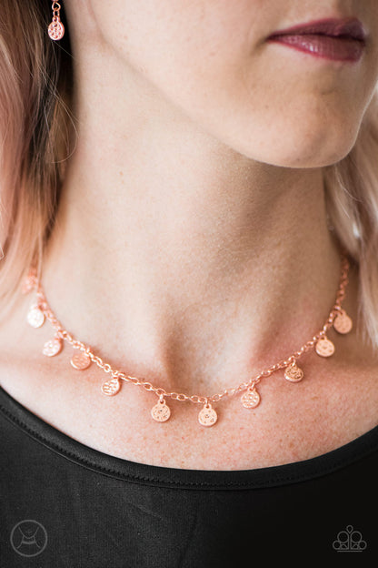 The Fringe Zone - Copper Choker Necklace