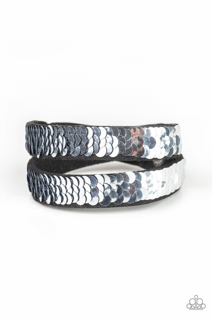 Under The Sequins - Blue Paparazzi Bracelet