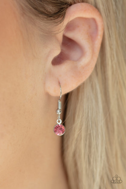 Unlocked - Pink Necklace