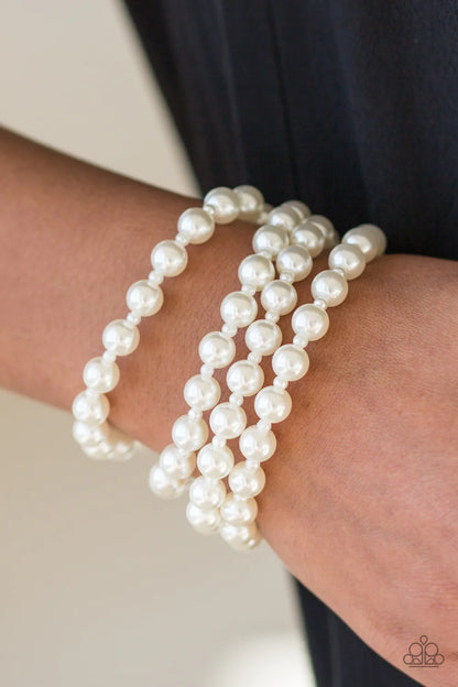 Work The BALLROOM - Gold Paparazzi Bracelet
