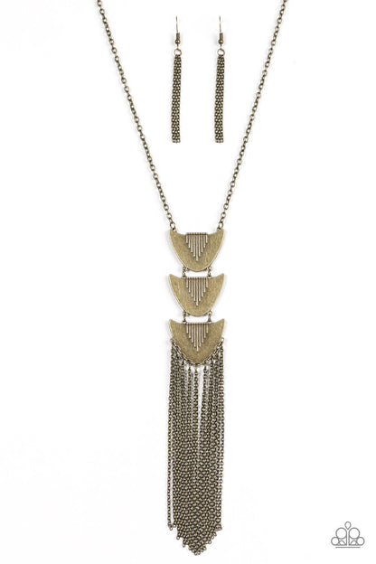 Paradise Prowess - Brass Necklace