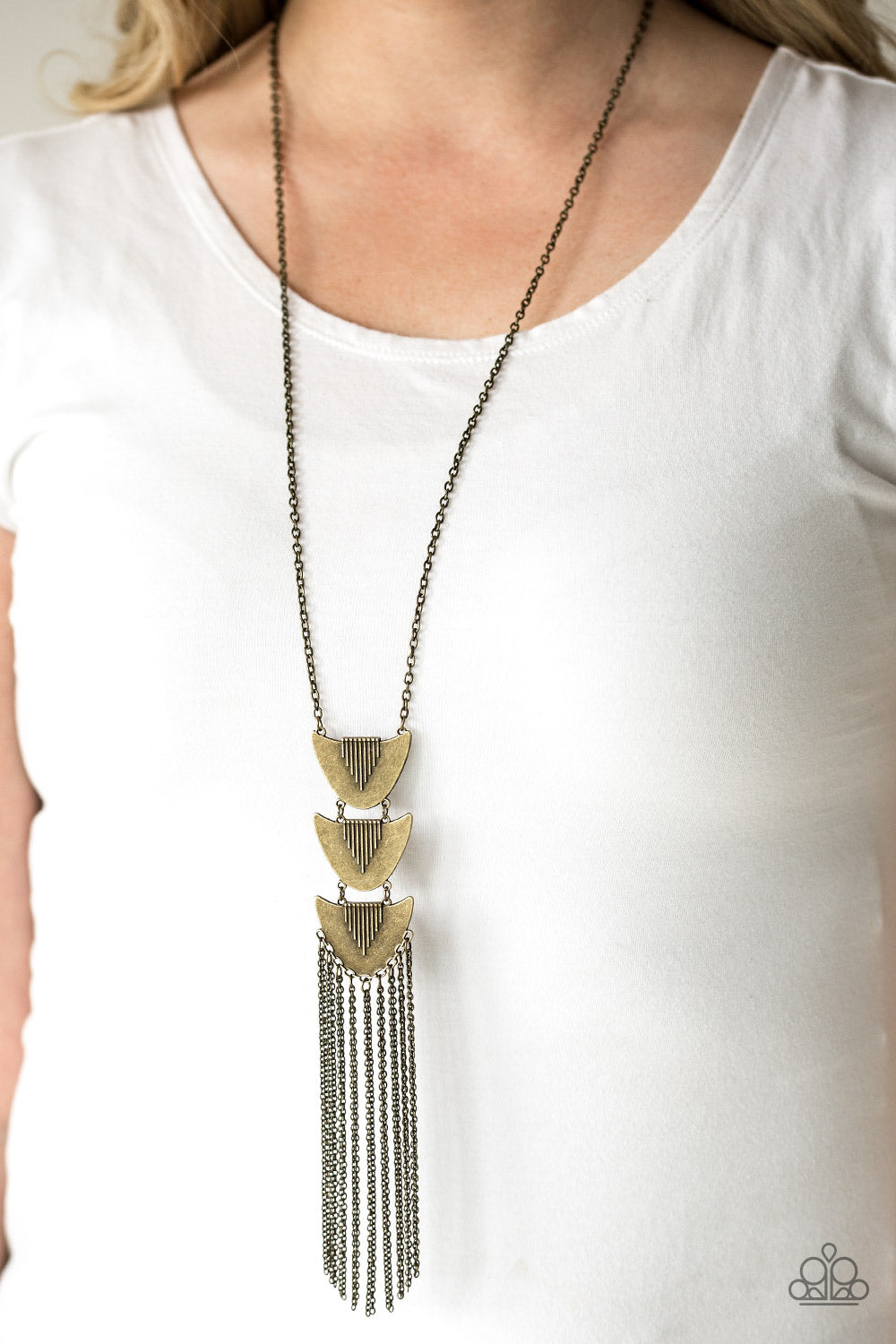 Paradise Prowess - Brass Necklace