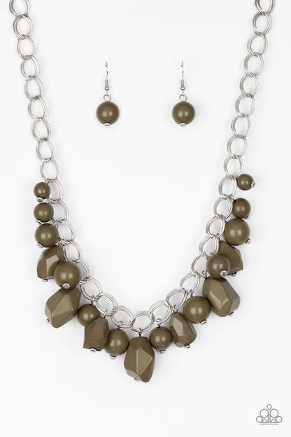 Gorgeously Globetrotter - Green Necklace