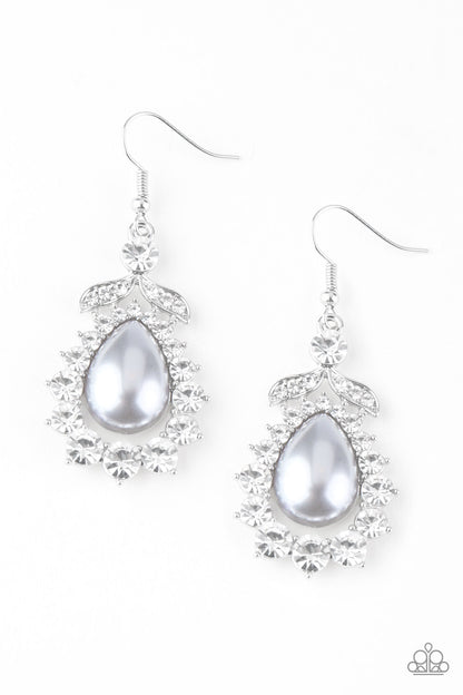 Award Winning Shimmer - Silver Paparazzi Earring