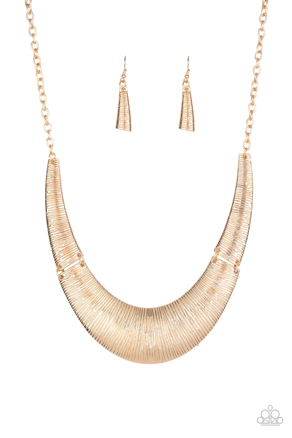 Feast or Famine - Gold Paparazzi Necklace