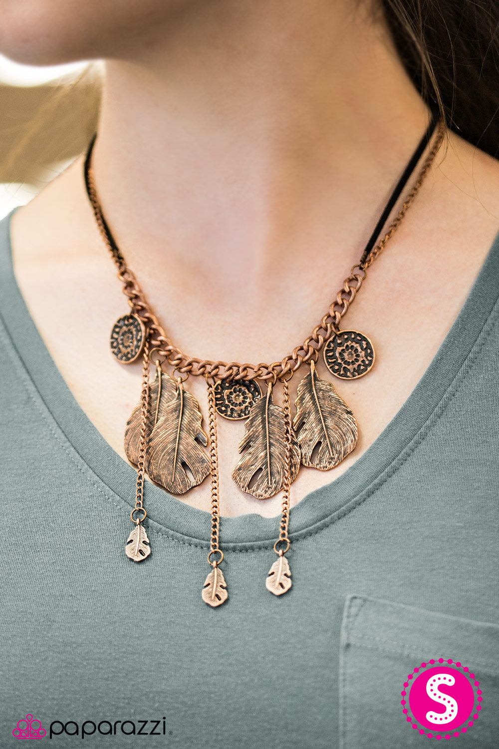 Find Your Tribe - Copper Necklace