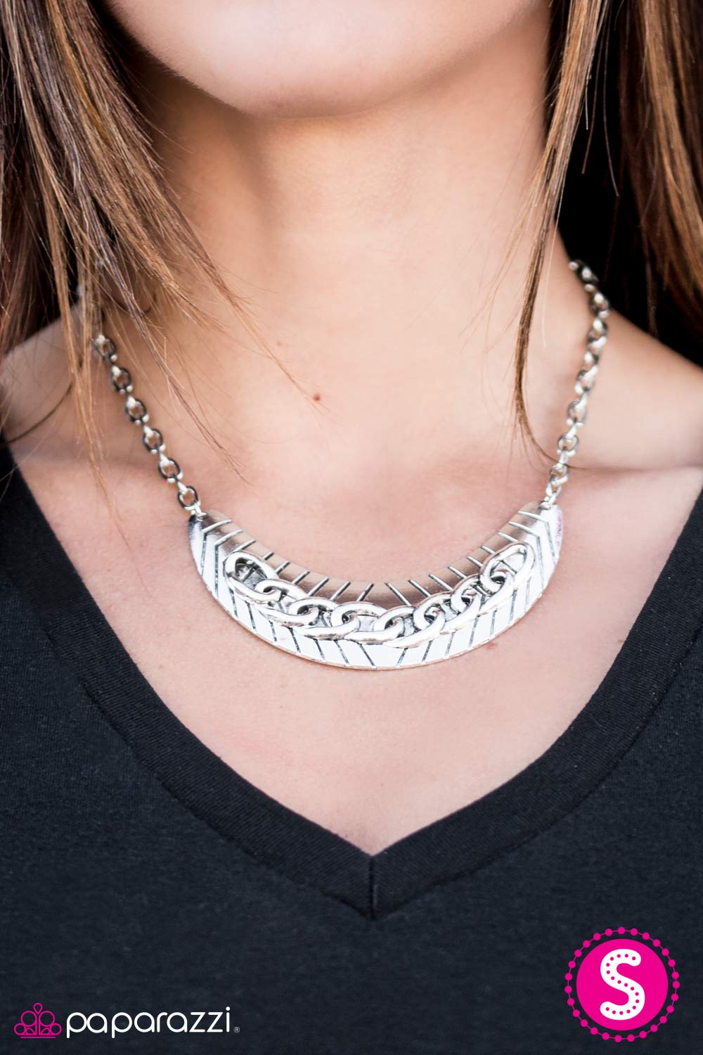 Keep It Under Lock - Silver Necklace