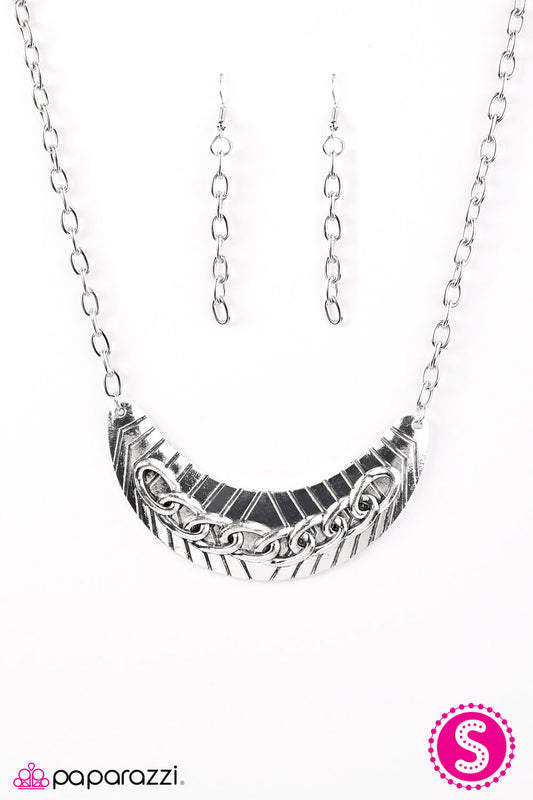 Keep It Under Lock - Silver Necklace
