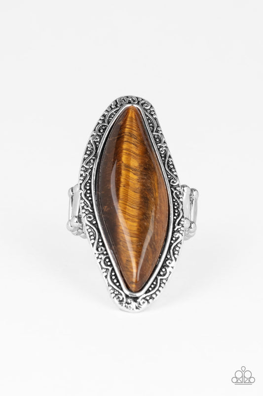 Mineral Mine - Brown Paparazzi Ring