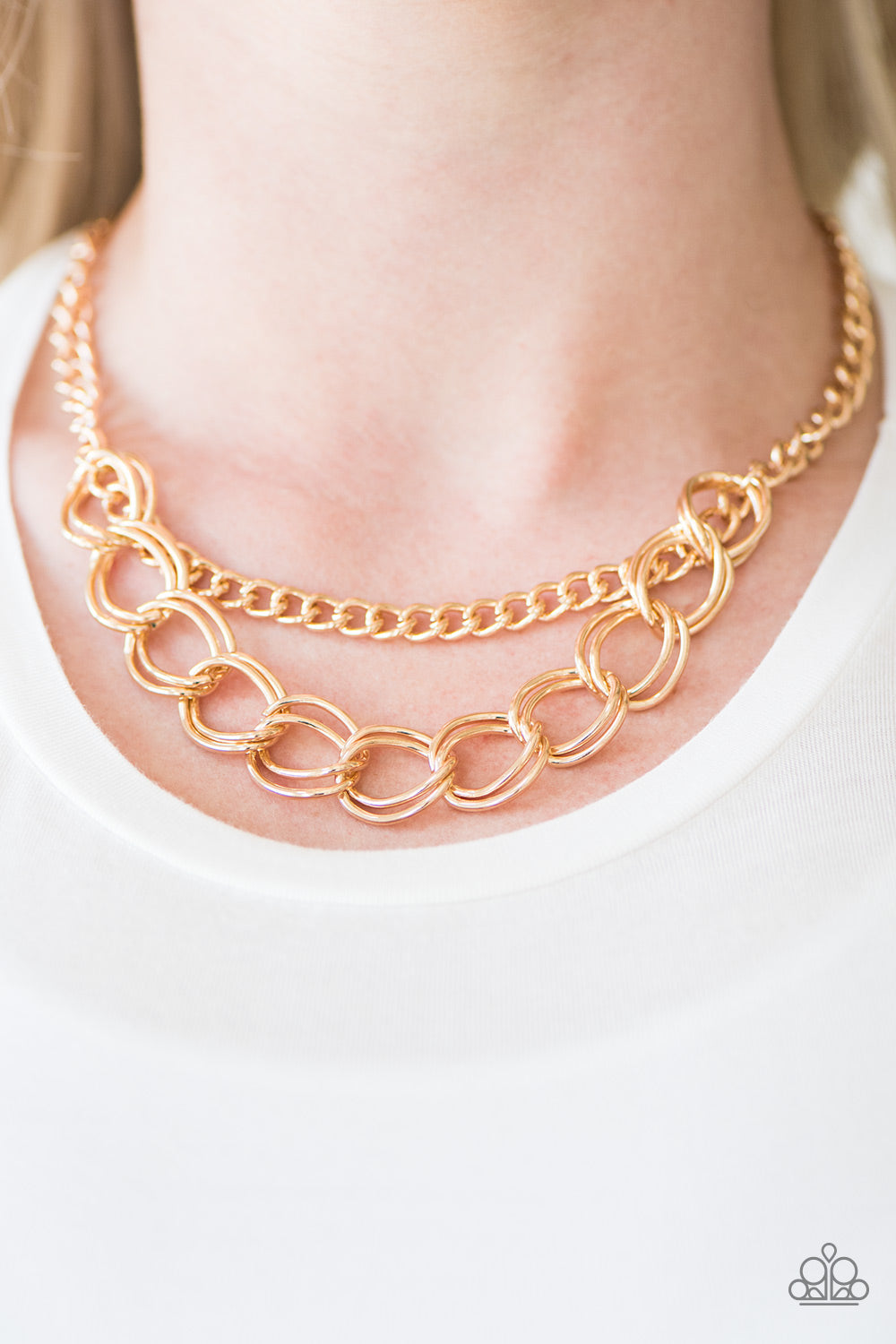 Top Boss - Gold Paparazzi Necklace