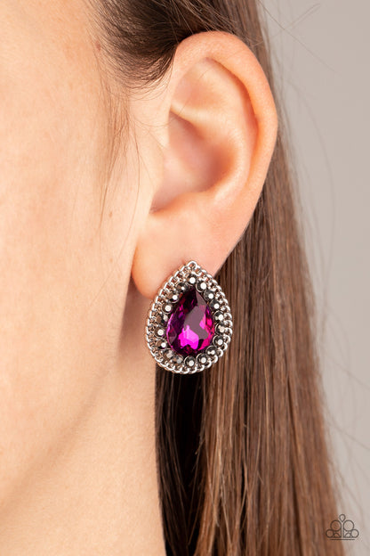 Debutante Debut - Pink Post Earring