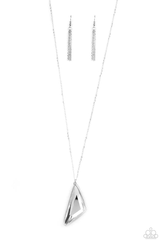 Ultra Sharp - White Necklace