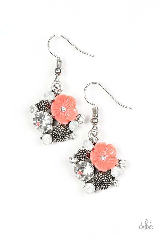 Lily Valleys - Orange Paparazzi Earring