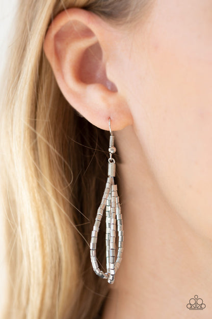 Catwalk Queen - Silver Paparazzi Necklace