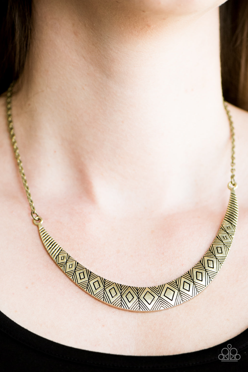 Going So MOON? - Brass Necklace