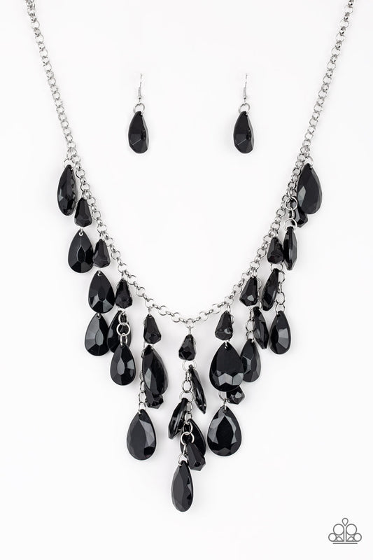 Irresistible Iridescence - Black Necklace