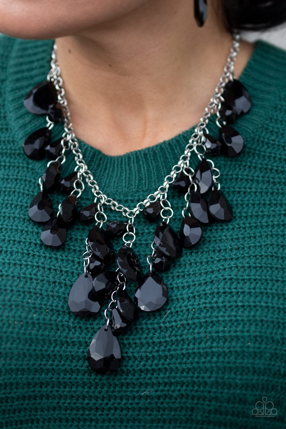 Irresistible Iridescence - Black Necklace