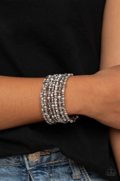 ICE Knowing You - Silver Paparazzi Bracelet