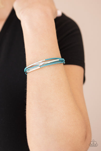 Power Cord - Blue Paparazzi Bracelet