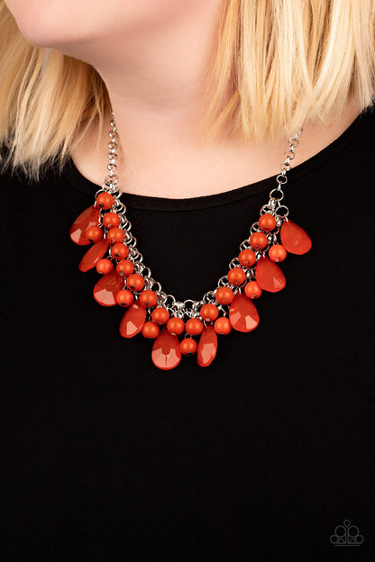 Endless Effervescence - Orange Necklace