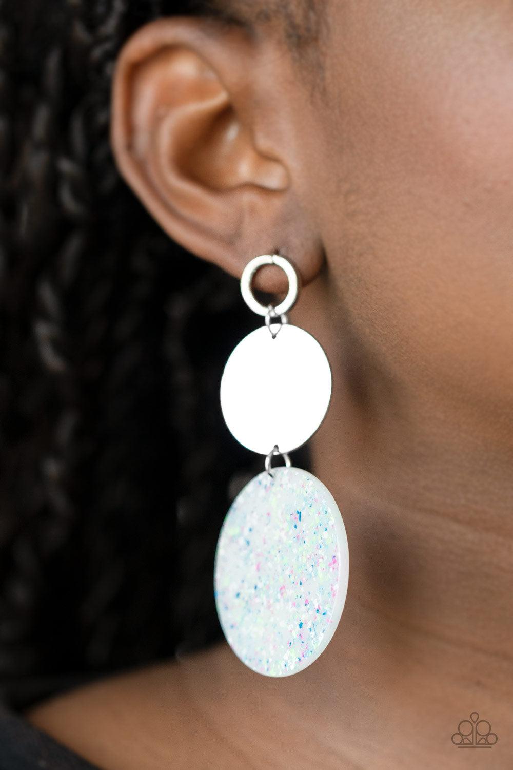 Beach Day Glow - Blue Post Earring