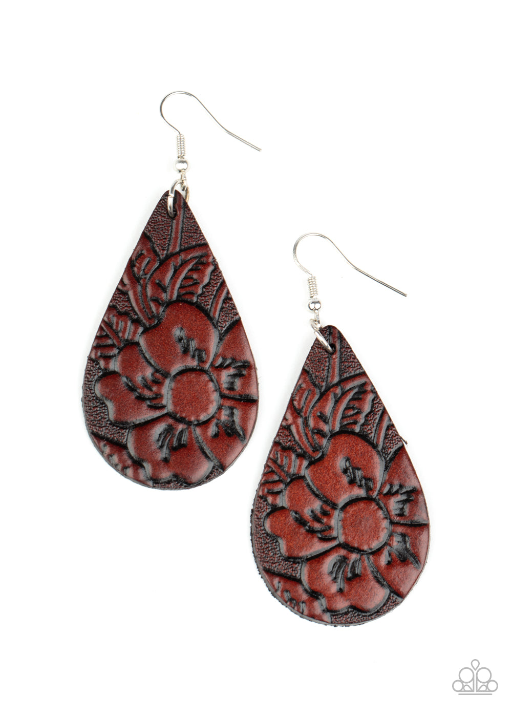 Beach Garden - Brown Paparazzi Earring