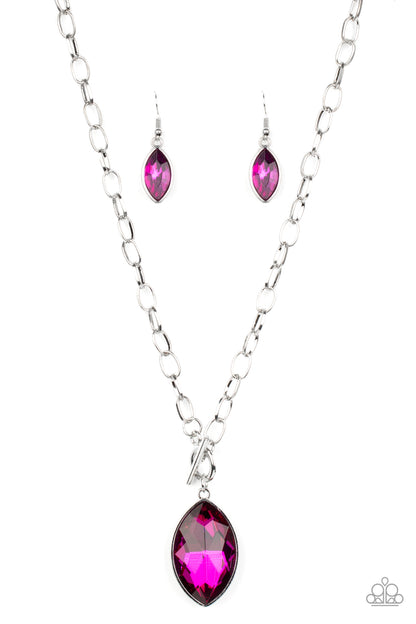 Unlimited Sparkle - Pink Paparazzi Necklace