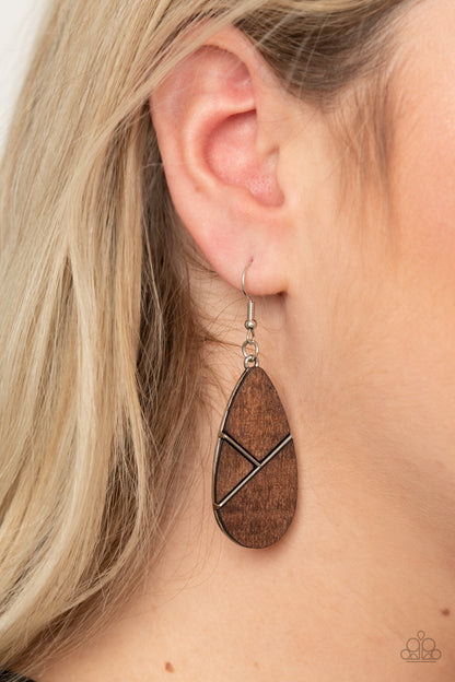 Sequoia Forest - Brown Earring