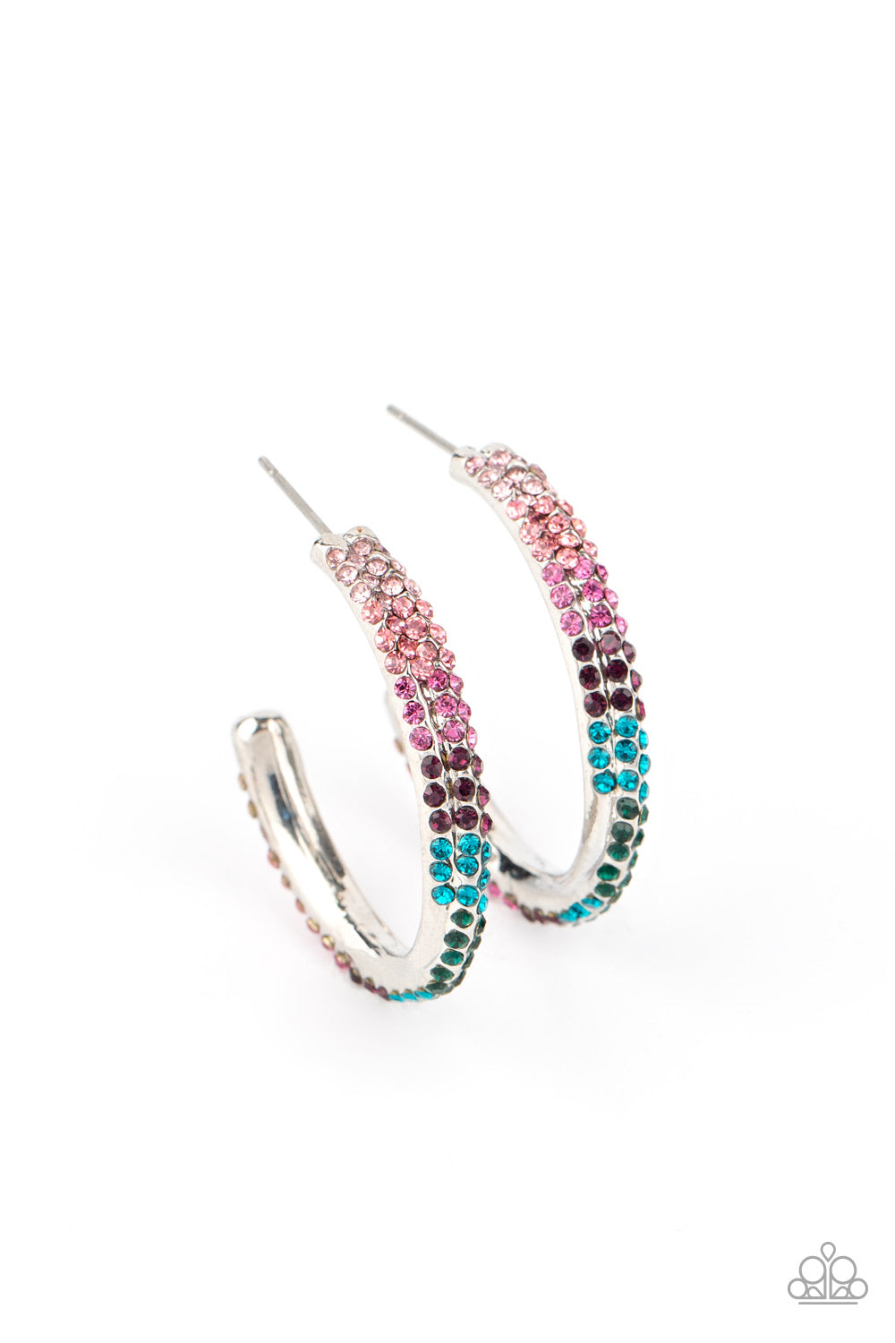 Trail Of Twinkle - Multi Paparazzi Earring