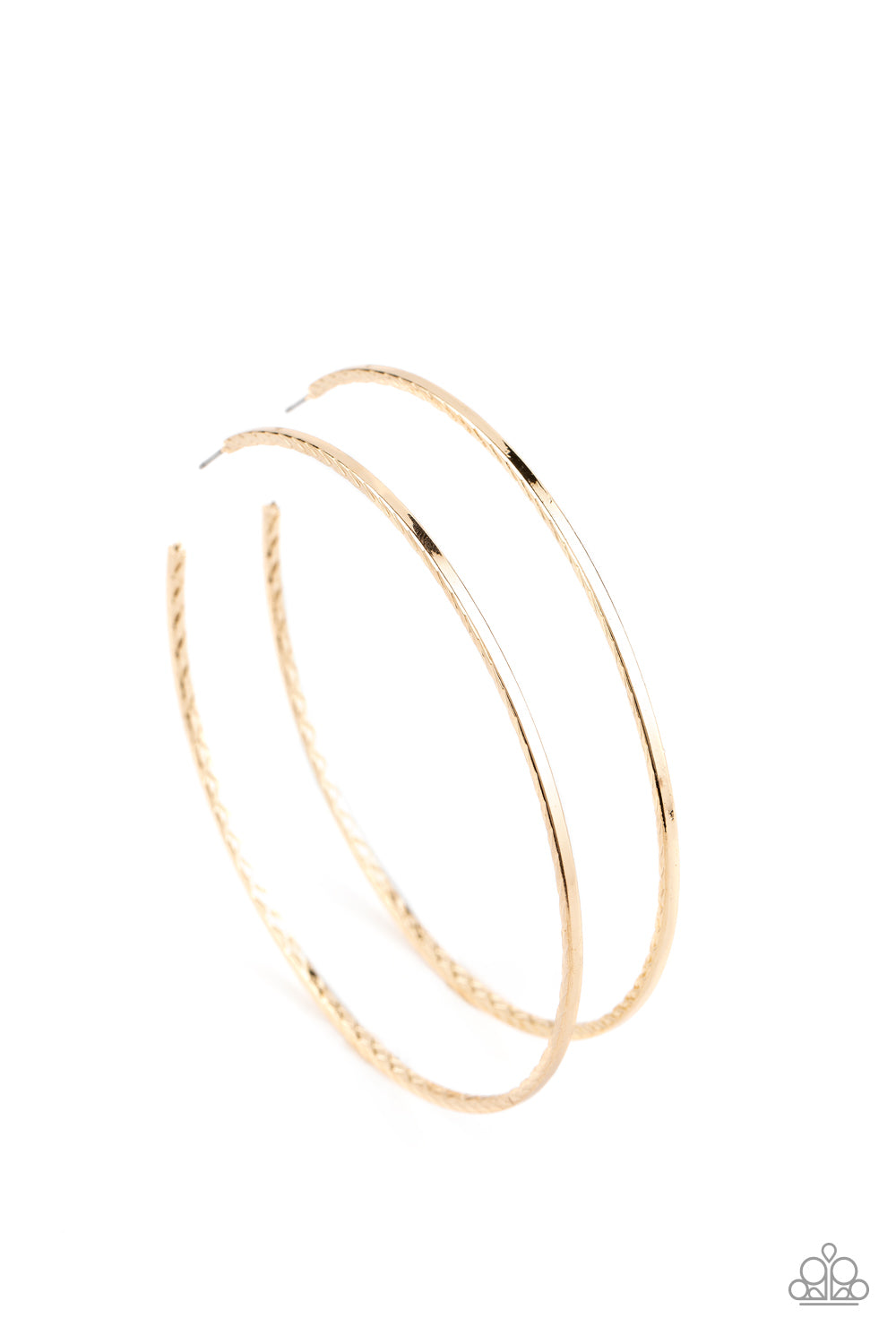 Diamondback Diva - Gold Hoop Earring