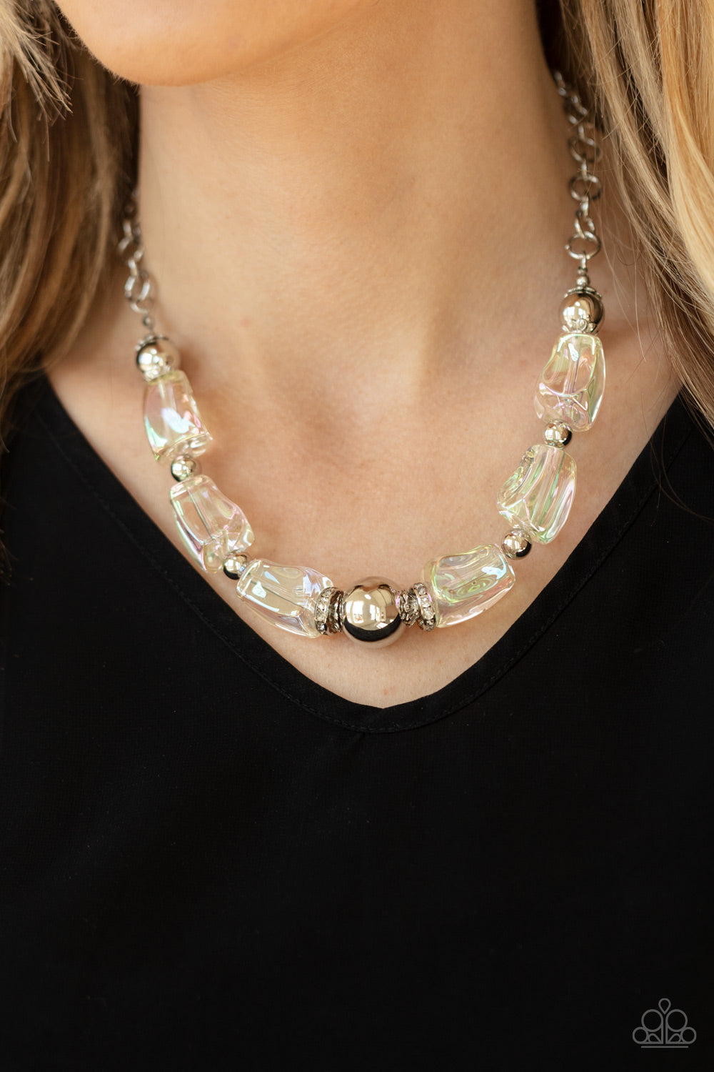 Iridescently Ice Queen - Multi Necklace