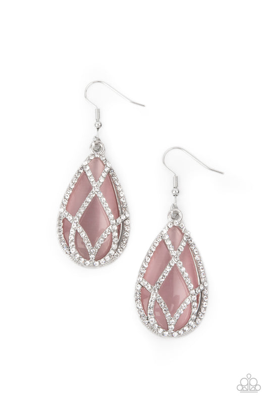 Crawling With Couture - Pink Paparazzi Earring