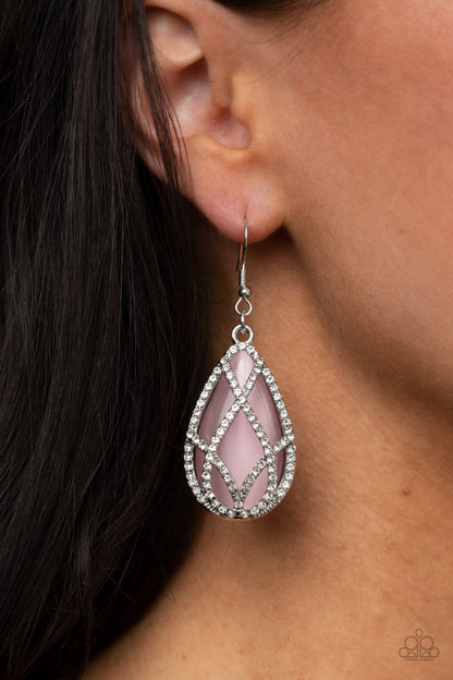 Crawling With Couture - Pink Paparazzi Earring